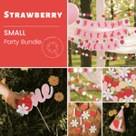 Berry First Birthday Bundle, Strawberry Party Decorations