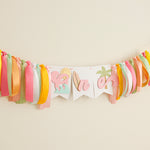 The Big One Girl Highchair Banner - First Wave Surf Birthday Decor