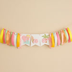 The Big One Girl Highchair Banner - First Wave Surf Birthday Decor