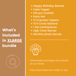 Turkey 1st Birthday Party Bundle