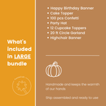 Turkey 1st Birthday Party Bundle
