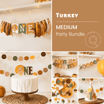 Turkey 1st Birthday Party Bundle