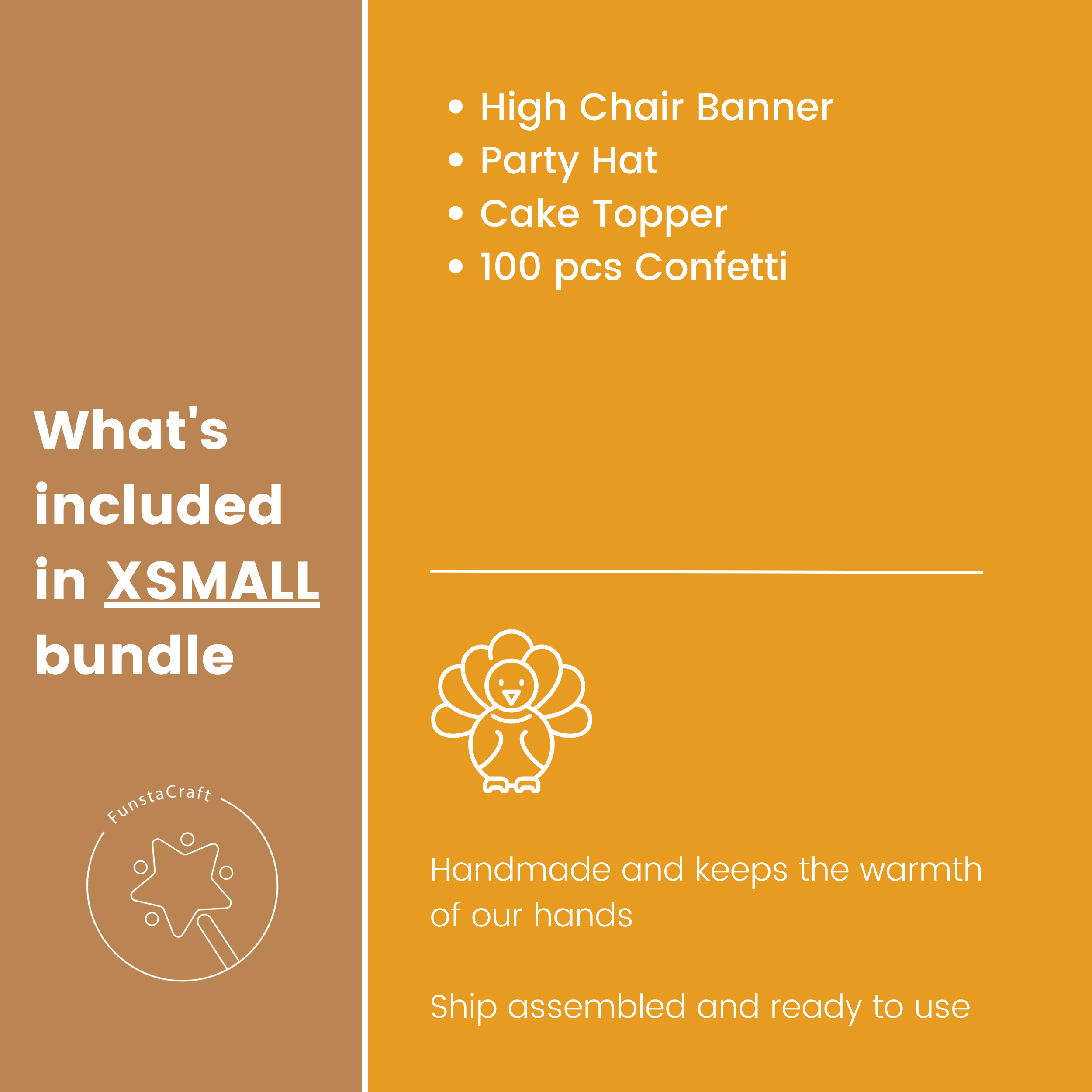 Turkey 1st Birthday Party Bundle