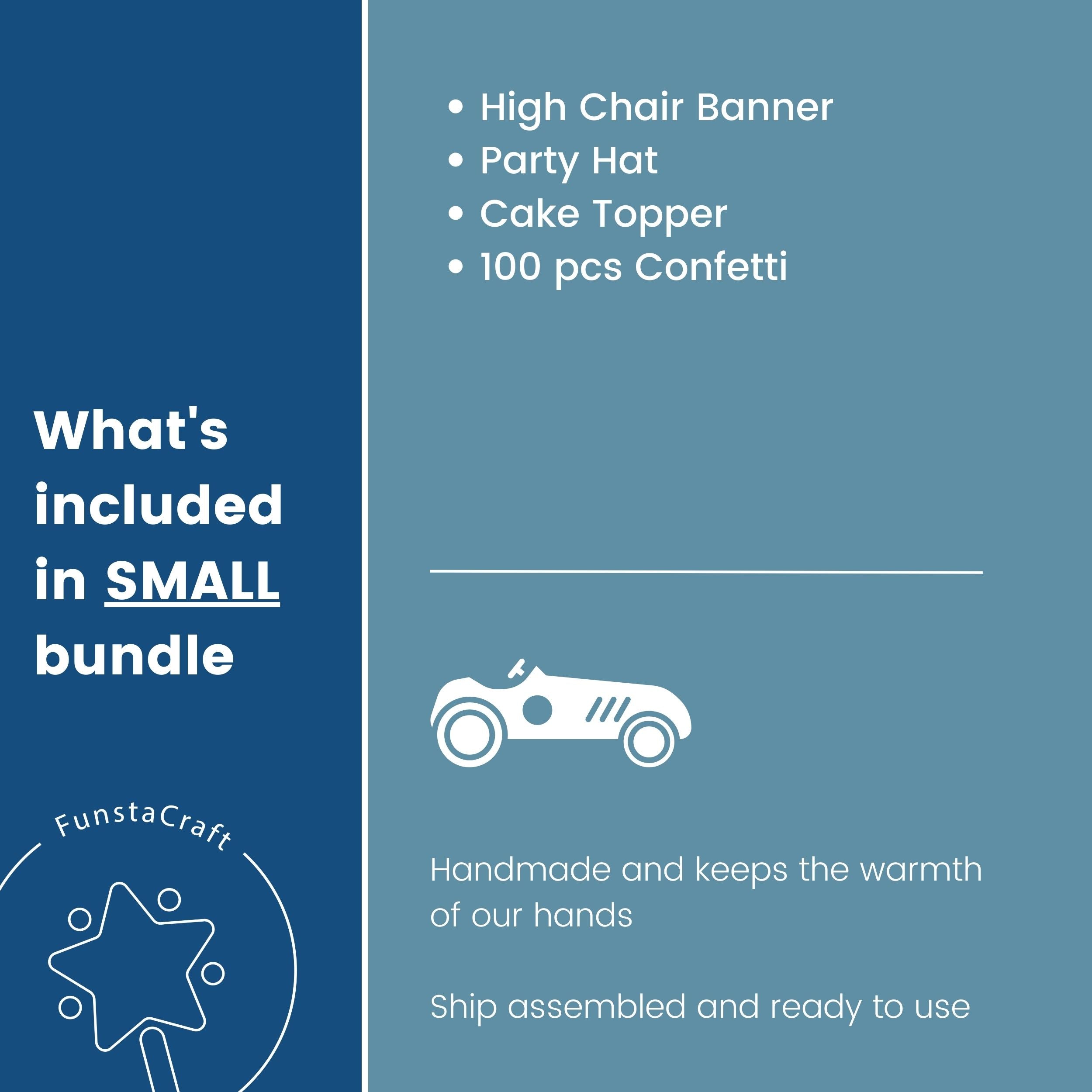 Two Fast Birthday Bundle - Vintage Racing Car Party