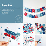 Two Fast Birthday Bundle - Vintage Racing Car Party