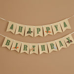 Woodland Animals 1st Birthday Banner - Forest Party Decorations - Wild One
