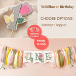 Wildflower Highchair Banner-Ready To Ship