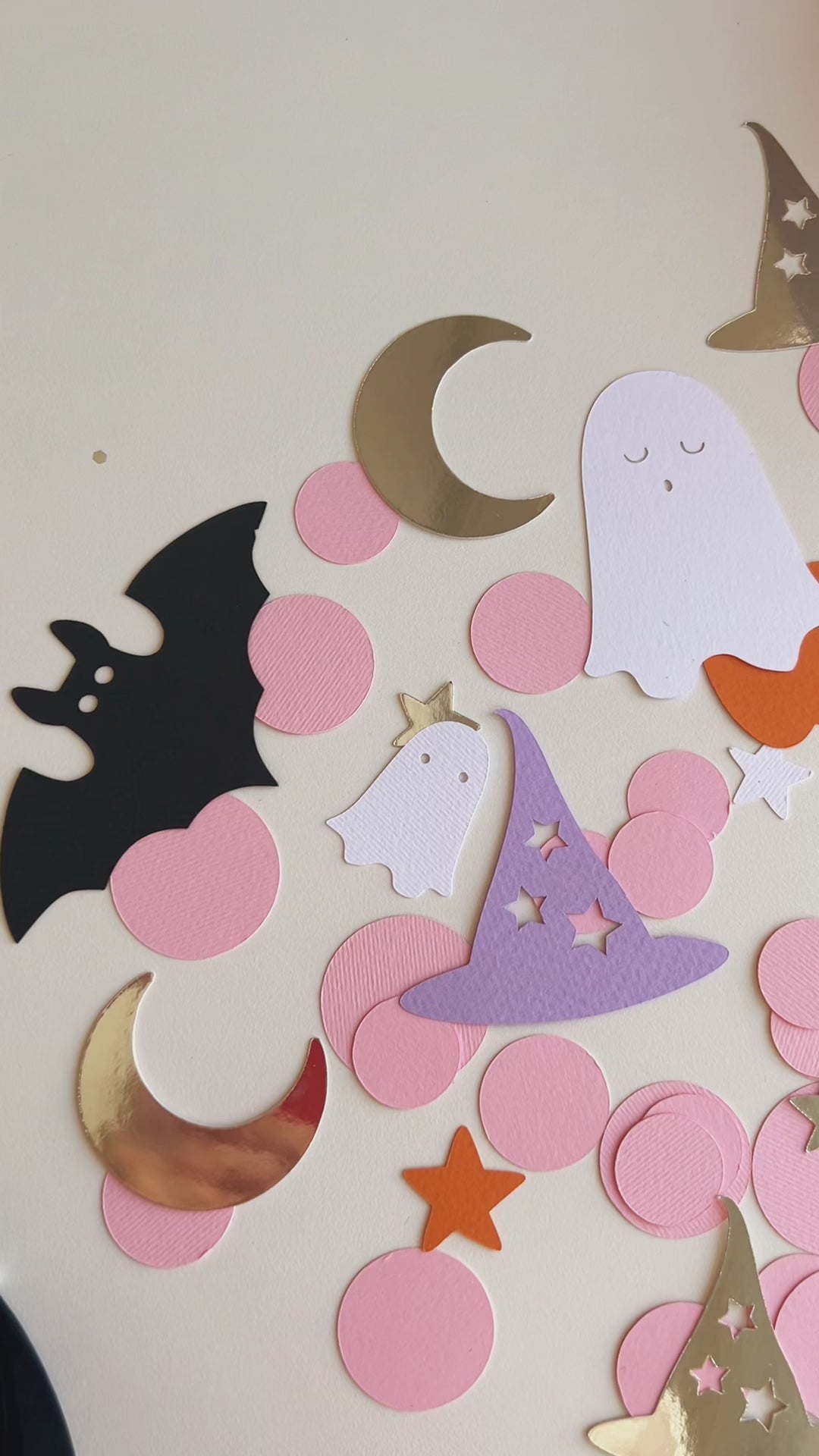 Little Boo Birthday Confetti Spooky One Birthday Ghost Theme Halloween Party 