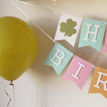 St. Patrick's Day Birthday Banner, Lucky One Birthday Decorations, Shamrock Birthday, St. Patrick's Day Birthday, One Lucky Pastel