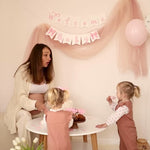 Pink Bow Welcome Baby Banner