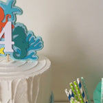 Under The Sea Cake Topper Ocean theme Birthday Aquarium Birthday party