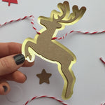 HO-HO-HO Banner - Classic Christmas Holiday Decor & Garland