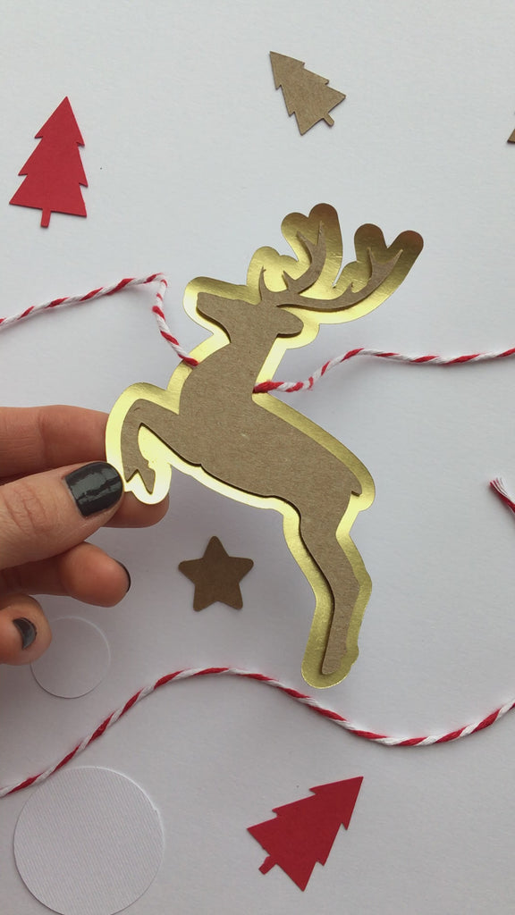 HO-HO-HO Banner - Classic Christmas Holiday Decor & Garland