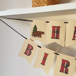 Lumberjack First Birthday Banner Lumberjack Theme Party Decorations