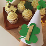 Lucky One Party Hat St. Patrick's First Birthday Party Shamrock theme