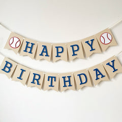 Baseball First Birthday Banner Baseball Theme Party Decorations Rookie of the Year themed Baseball Sports Party