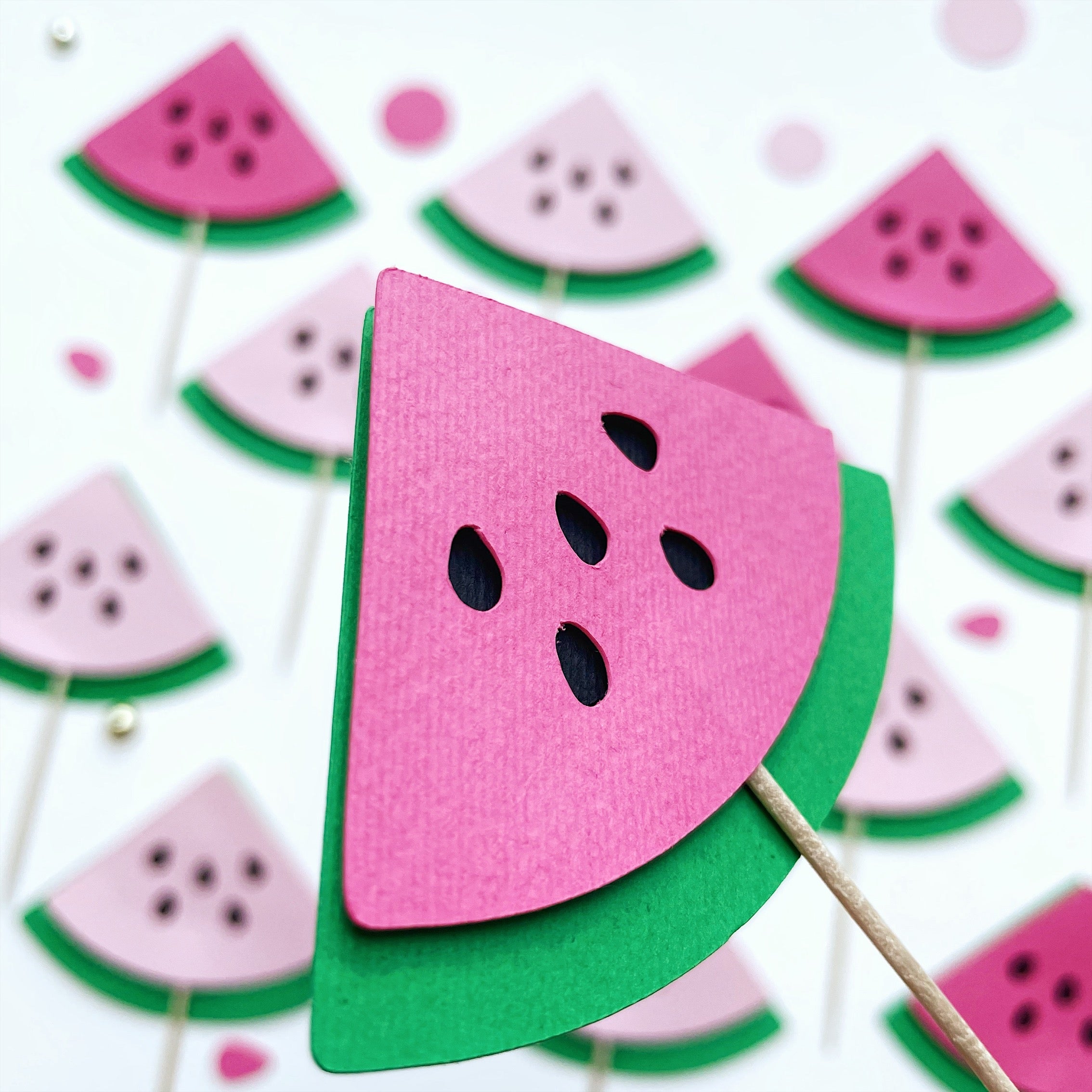 Watermelon Cupcake Toppers Watermelon Birthday Decorations Watermelon Cupcake Toppers Watermelon themed party