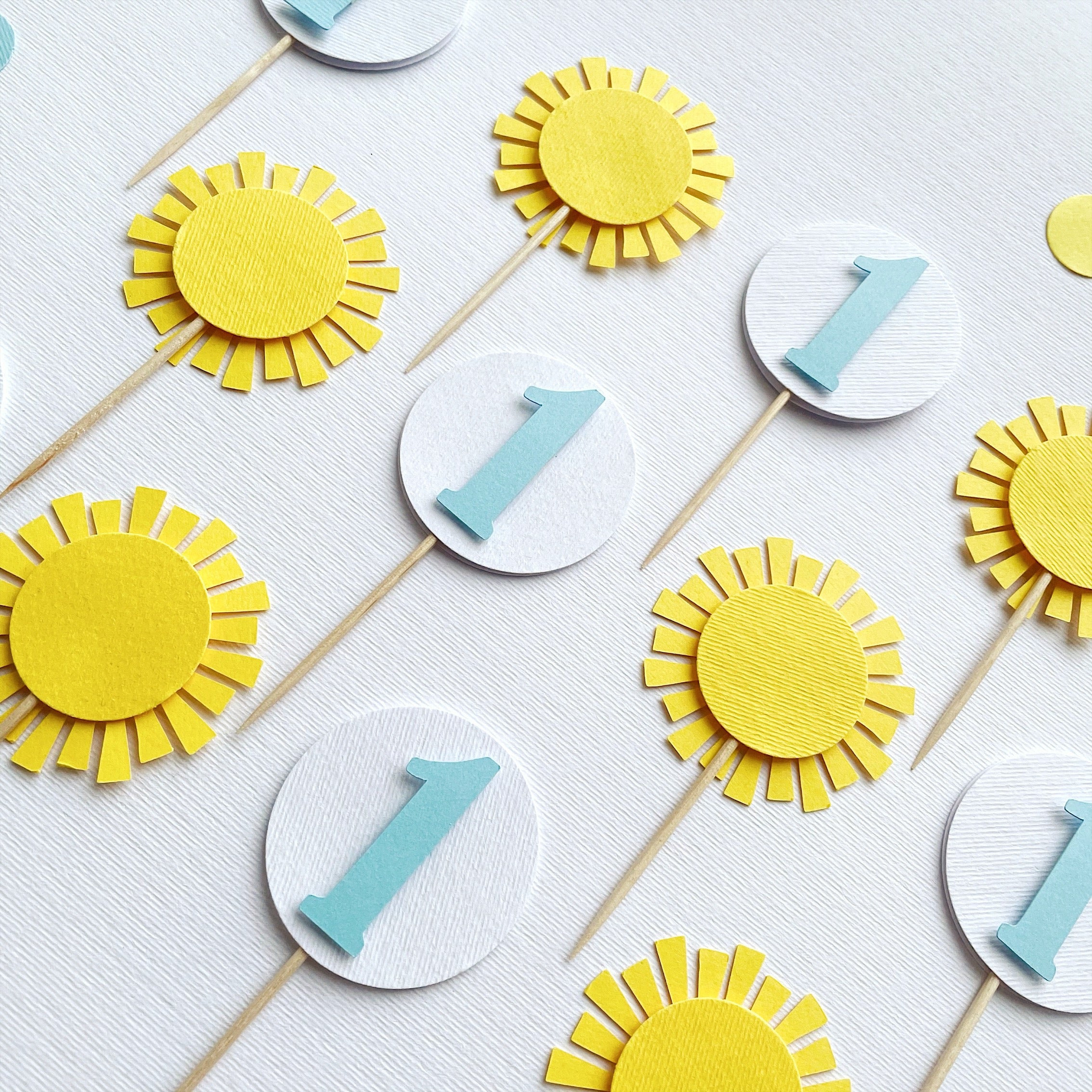 Sunshine Cupcake Toppers