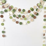 Green Brown Garland First Year Down Party Decorations
