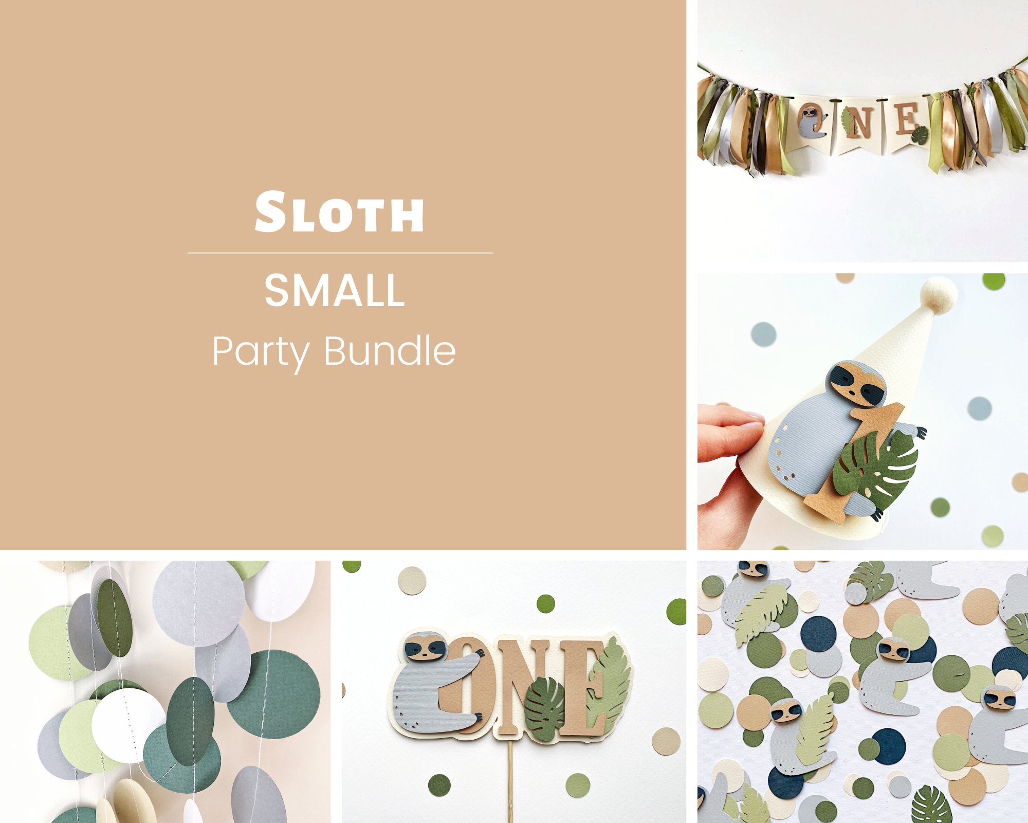 Sloth first online birthday