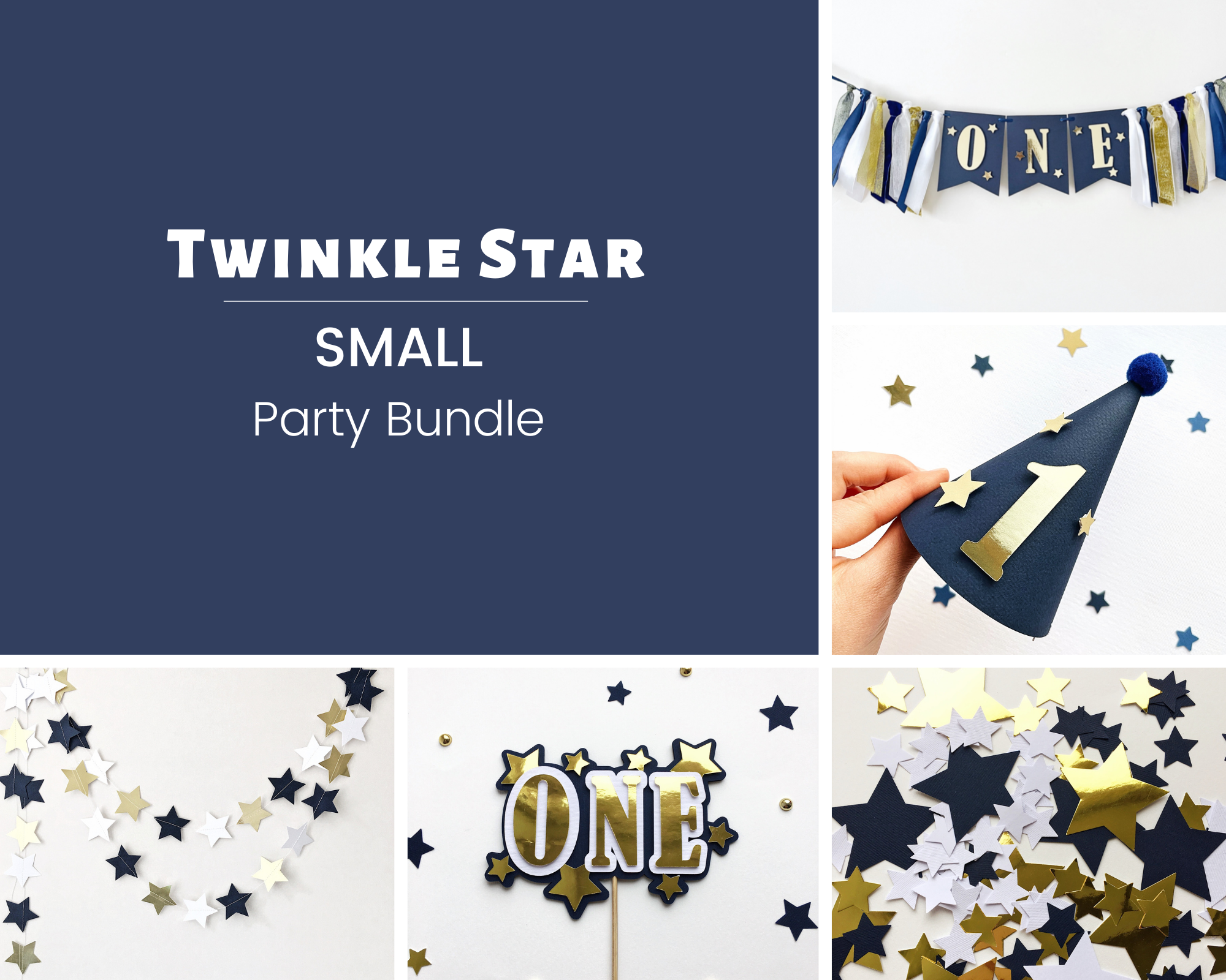 Twinkle Little Star 1st Birthday Bundle