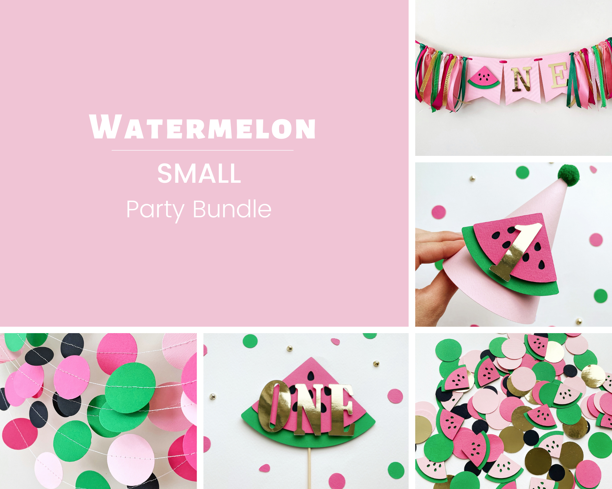 Watermelon 1st Birthday Bundle