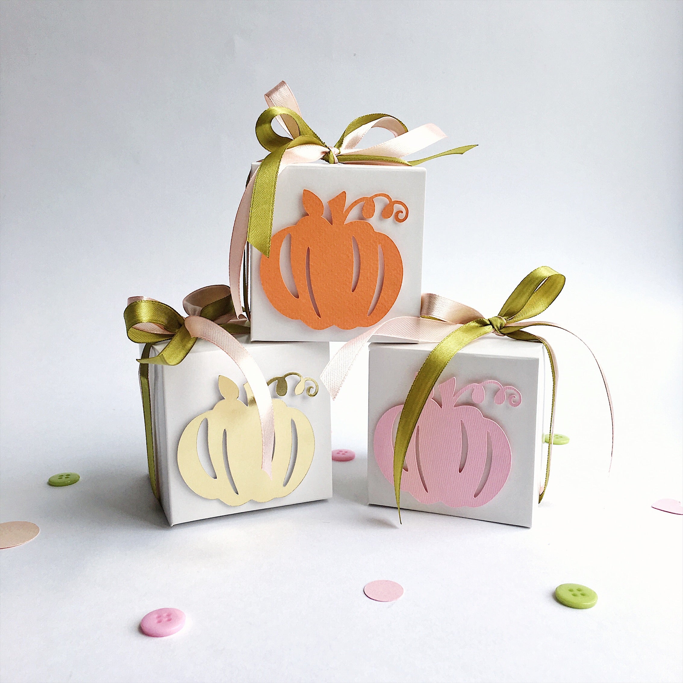 Pumpkin Favor Boxes