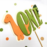 Dinosaur One Cake Topper