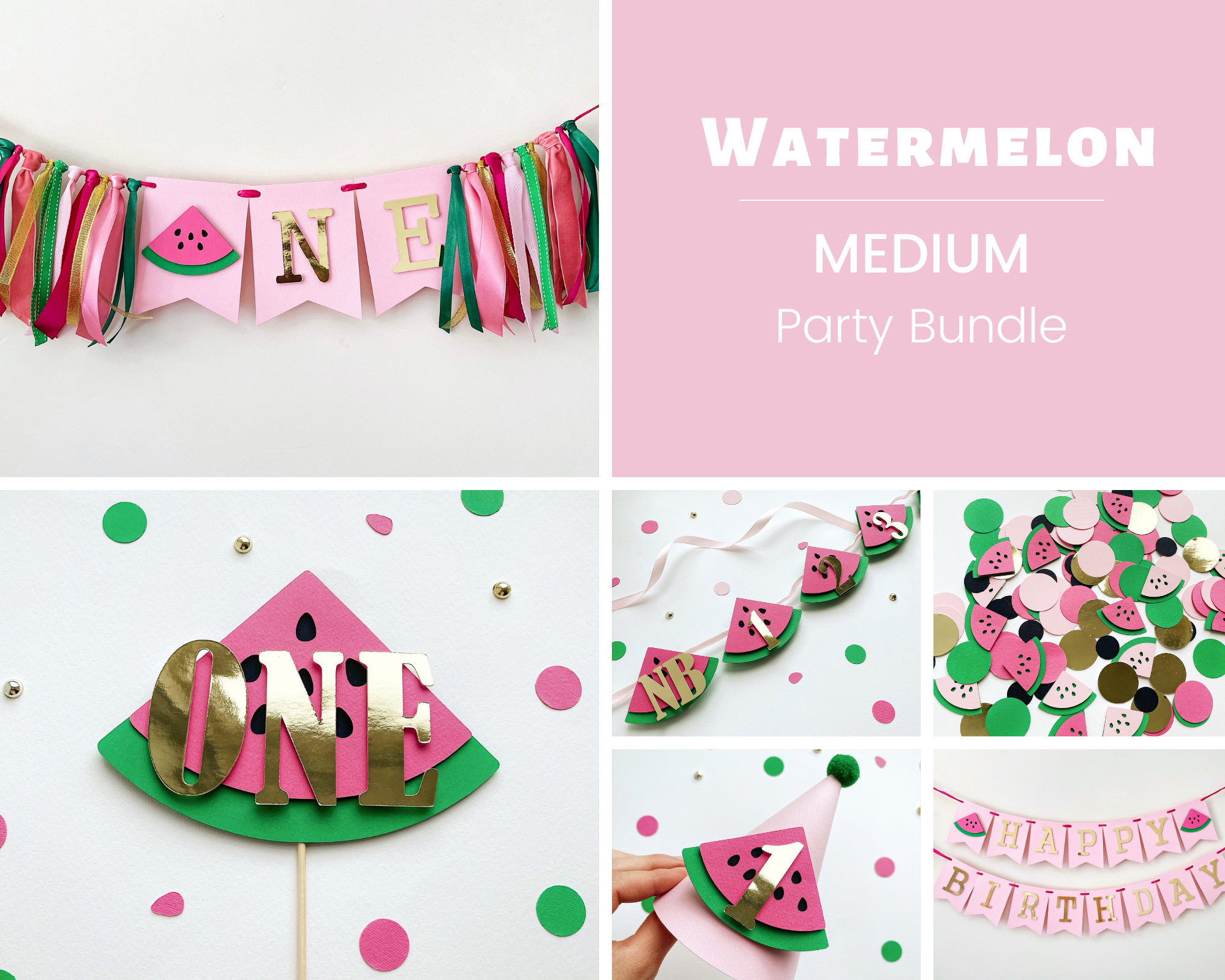 Watermelon 1st Birthday Bundle