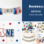 Baseball 1st Birthday Party Bundle Rookie of the Year Themed Party Decorations Sports Party Boy Cake Smash