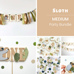 Sloth 1st Birthday Party Bundle Let's Hang Out Zoo Party Animals Birthday Sloth Party Tropical Boy Birthday Jungle Party Sloth Theme