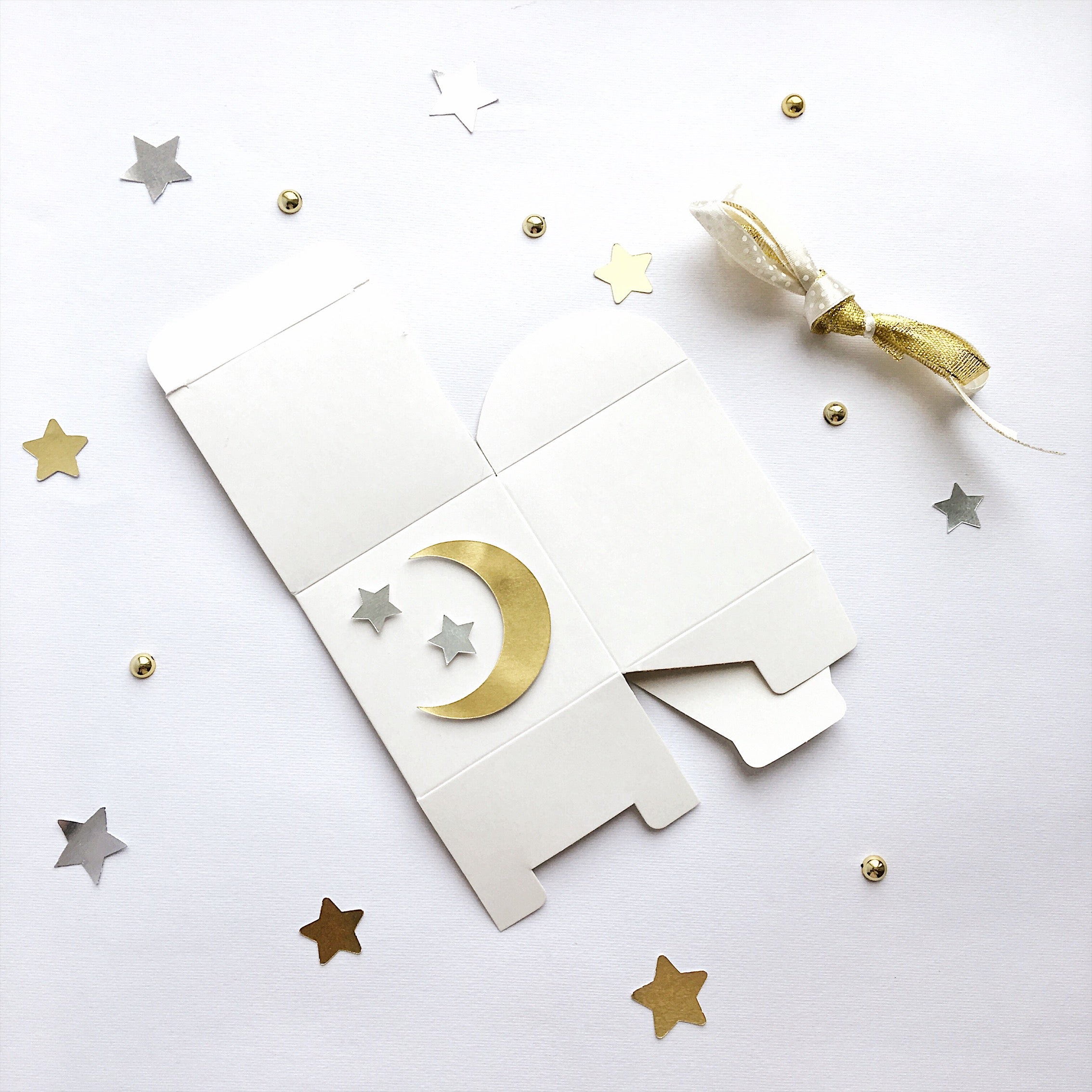 Over The Moon Baby Shower Decorations Moon Star Favor Boxes Twinkle Little Star 1st Birthday Lunar Celestial Baby Shower Gift Box