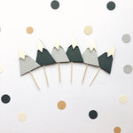 Mountain Cupcake Toppers Mountain Birthday Decorations Adventure Awaits Cupcake Toppers Explorer themed party