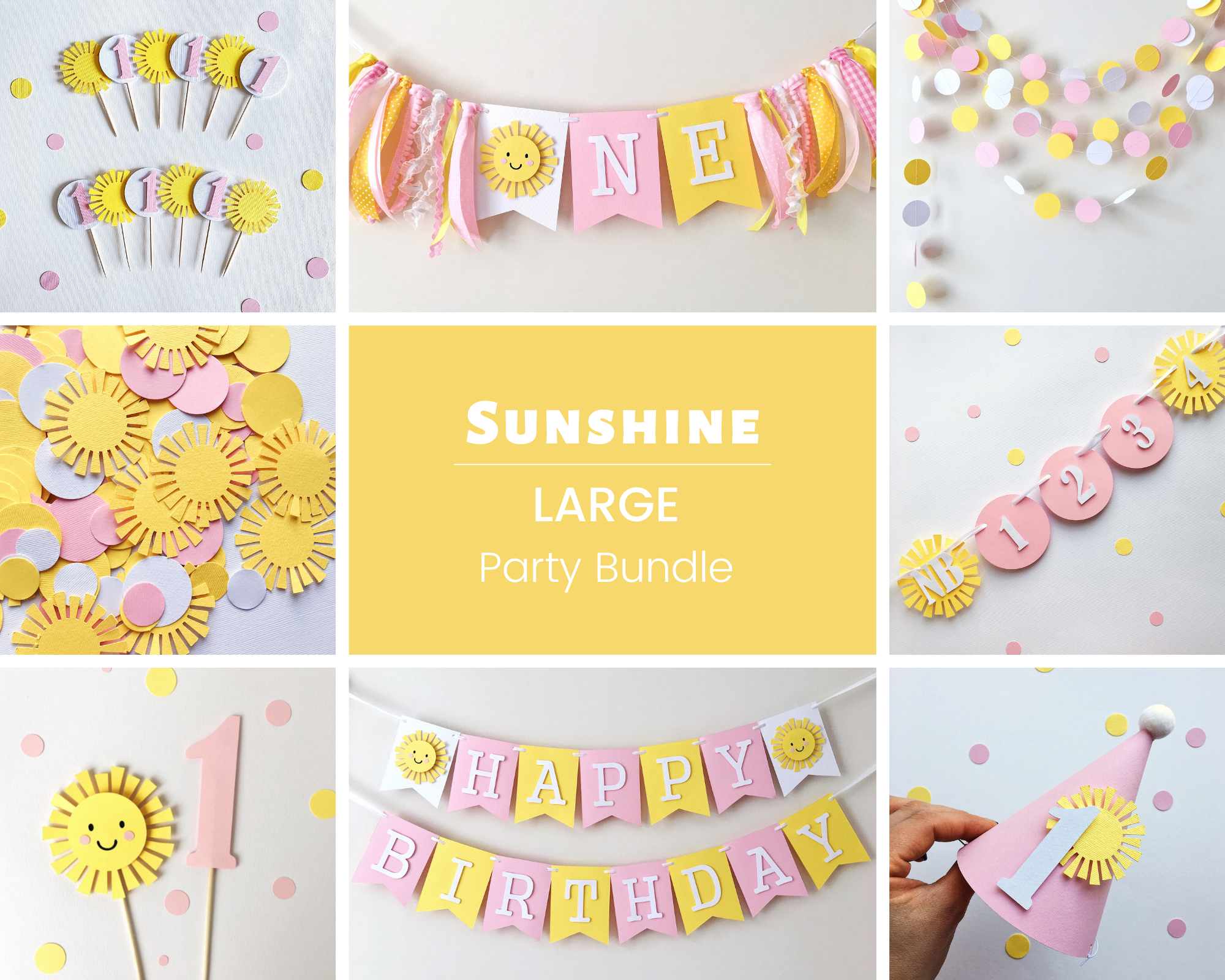Girl Sunshine Birthday Bundle