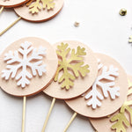 Winter Onederland Cupcake toppers Christmas Holiday Baby Shower Christmas Holiday Birthday Winter Baby Shower Winter Onederland Oh What Fun it is to be One 