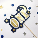 Moon Star One Cake Topper
