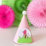 Hole in One Girl First Birthday Golf Girl 1st Birthday Girls Golf Party Pink Hole in One Let's Par-Tee Time to Par-Tee Girls Golf Birthday