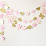Party Backdrop Heart Garland Baby Shower Decorations