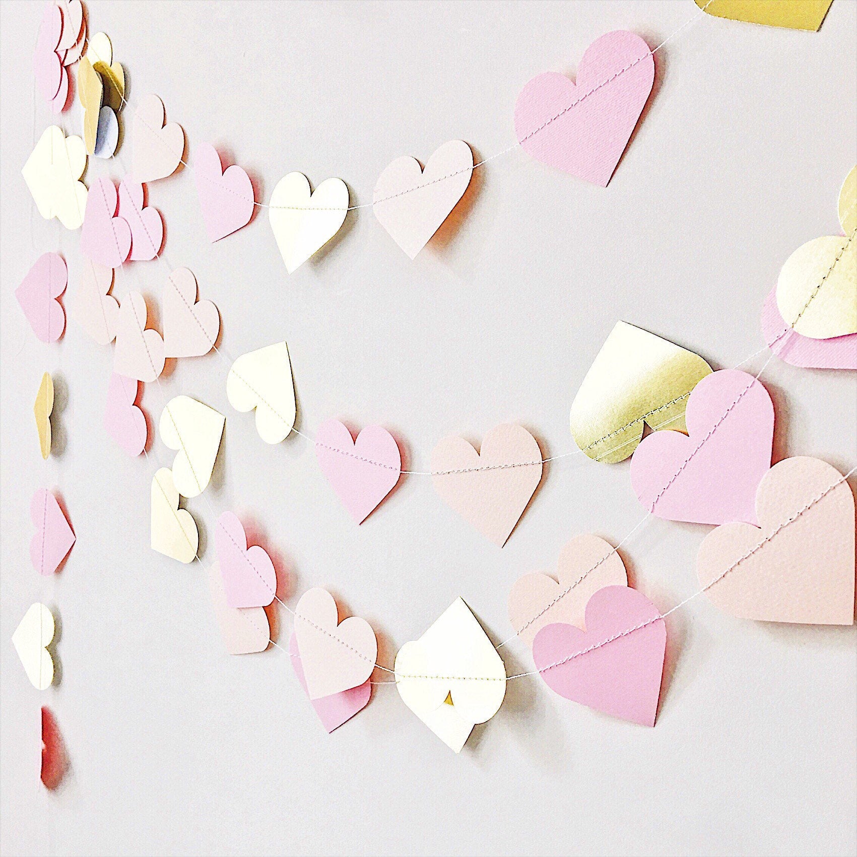 Baby Shower Backdrop Heart Party Decorations