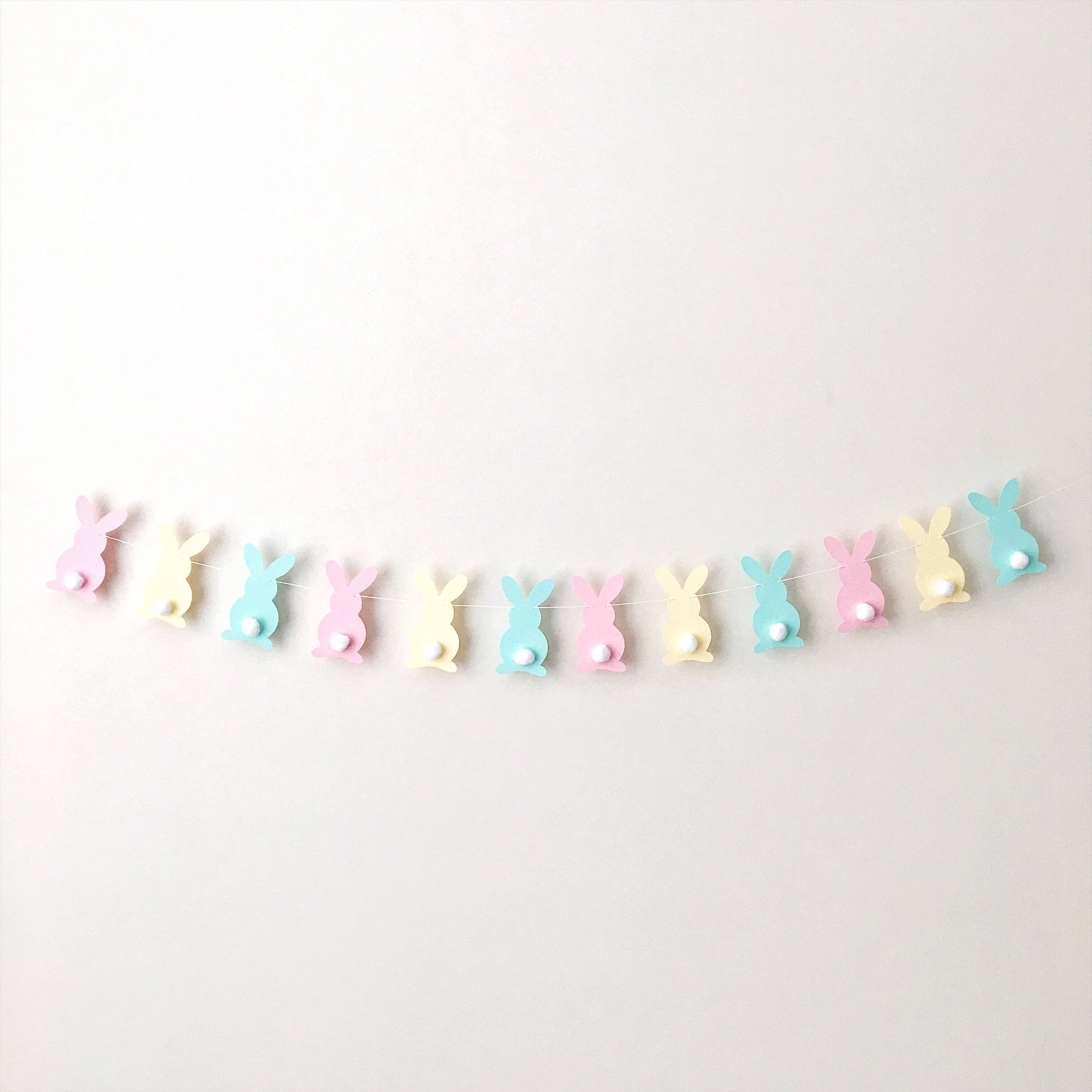 Bunny Garland Easter Banner Easter Decor Some Bunny is One Birthday Decorations Paster Bunny Birthday Garland Spring Baby Shower FunstaCraft