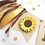 Sunflower High Chair Banner Fall Birthday Our Little Sunflower is Turning One Birthday Sunflower Themed Cake Smash